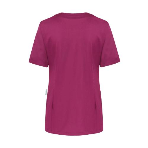 KARLOWSKY Essential | Damen Kurzarm-Kasack (fuchsia) KS63